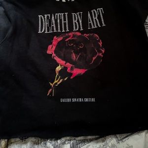 Custom death by art designer hoodie